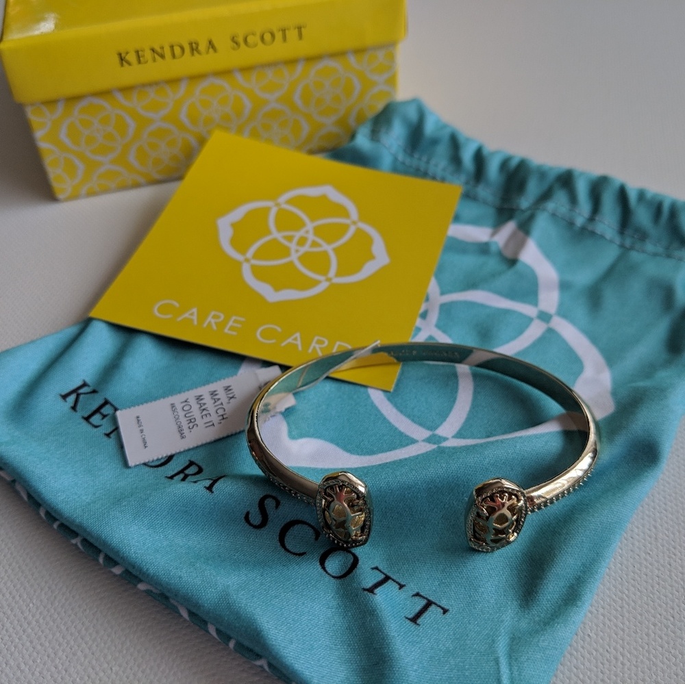 SOLD: Kendra Scott Edie Gold Cuff Bracelet